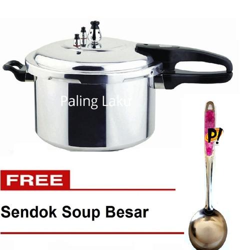 Foto Produk Panci Presto Trisonic Preasure Cooker - 8 L + FREE Sendok Soup Crystal dari Cellis Houseware