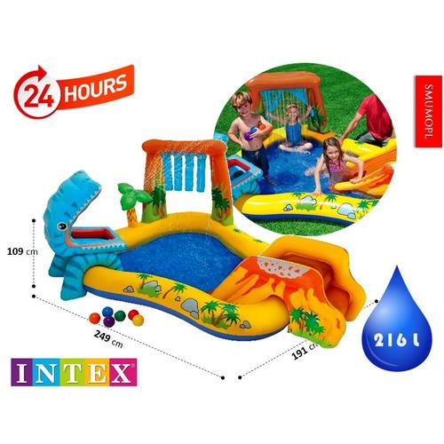 Foto Produk Kolam Renang Anak Dinosaur Kids Play Center Swimming Pool INTEX 57444 dari INTEX ONLINE