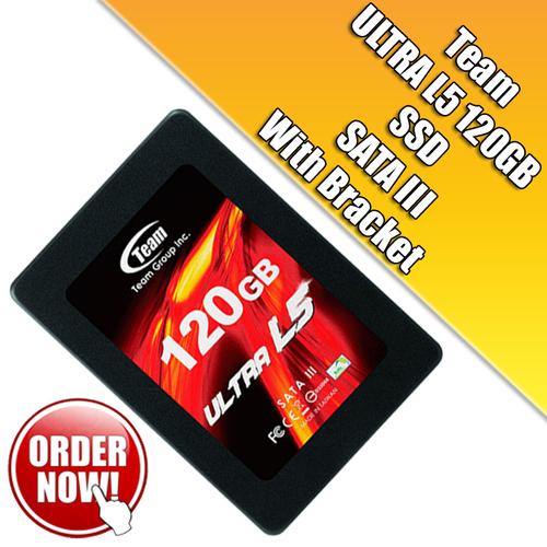 Foto Produk Team SSD ULTRA L5 120GB - Hitam Garansi 3 Tahun dari Upi Like Store