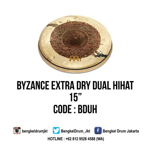 Foto Produk Meinl Cymbal Byzance Extra Dry Dual HiHat 15" dari Bengkel Drum Jakarta