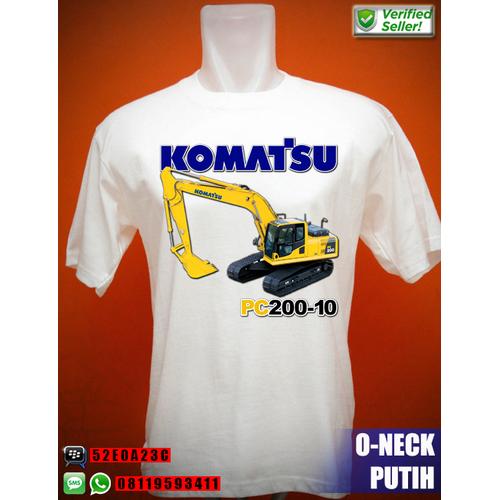 Gambar Kaos Komatsu PC 200 ukuran anak nomor 0, 1 dan 2 dari KaoskaosCorp Kab. Sleman Tokopedia