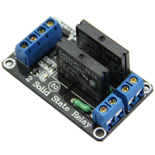 Gambar 5V 2 Channel OMRON SSR High Level Solid State Relay Module 250V 2A dari TOKO BEY undefined Tokopedia