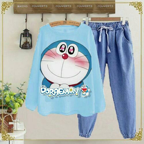 Foto Produk setelan luv dora dari HER'Z SHOP