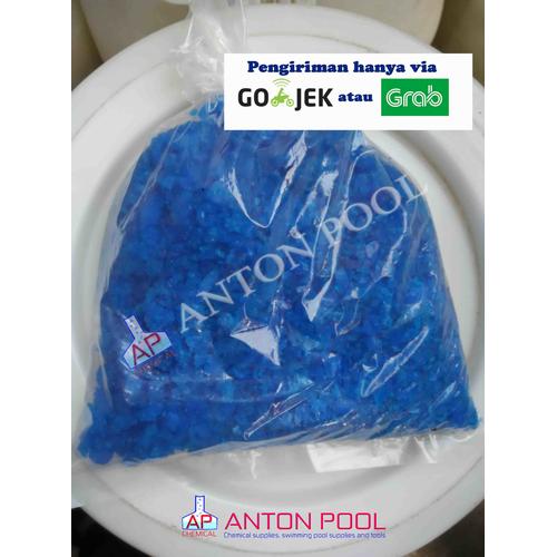 Foto Produk Copper Sulfate / Terusi Biasa (pack 1kg) Gojek / Grab Only dari Anton Pool