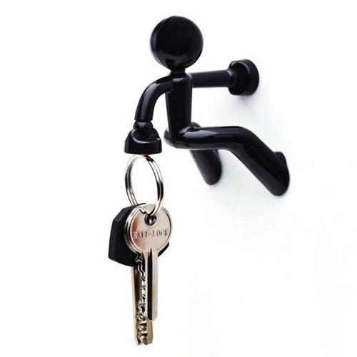 Foto Produk Climbing Boy Magnetic Key Holder - Gantungan Kunci Magnet Orang Panjat - Hitam dari klikmystore