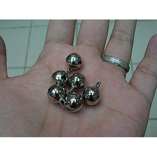 Foto Produk Bel Lonceng Kerincingan Bulat 8mm Silver dari Yubikin Craft