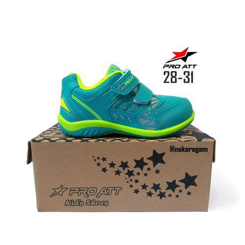 Foto Produk SEPATU ANAK PRO ATT KIDS SPORT CASUAL, SEPATU KETS SEKOLAH TK SD 28-31 - Hijau, 28 dari ANEKARAGAM DOT COM