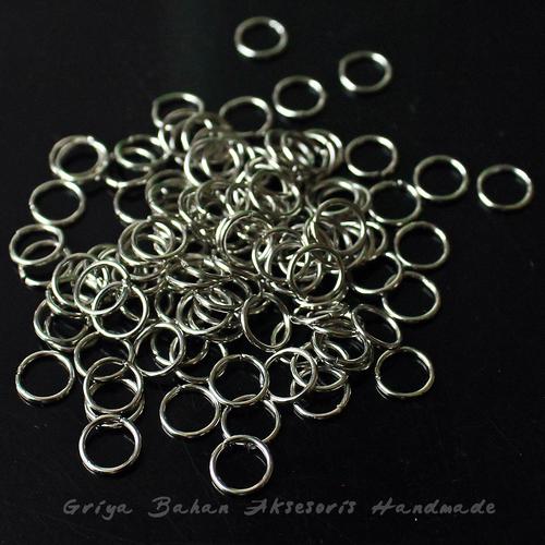 Foto Produk Ring Aksesoris Nikel Ukuran 0,6 || Bahan Aksesoris dari Alsagita MUcorp