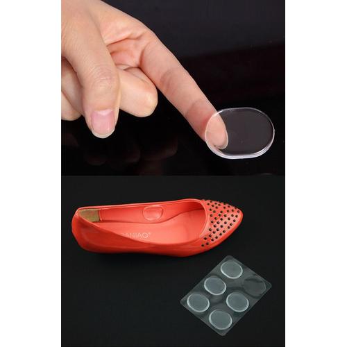 Foto Produk PK007 Bantalan Sepatu Shoes Pad Silikon Transparan 6 pcs Hug My Heels dari Jwenc