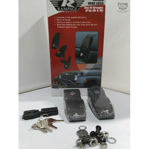 Foto Produk Kunci Kap Mesin Samping / Hood Lock Rampage For Jeep JK Wrangler dari PIONIR JEEP