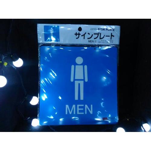 Gambar Sign Plate MEN 20cm x 20cm dari KlinikRobot Kota Tangerang Tokopedia