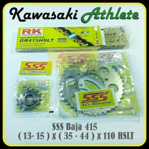 Jual GIRSET SSS KAWASAKI ATHLETE 415 BAJA RANTAI RK TAKASAGO 110 HSLT