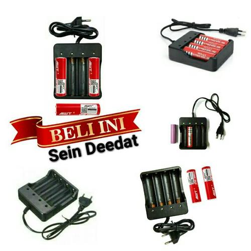 Foto Produk Charger Baterai Kabel 4 Slot Rell 18650 Awt Batre 4 In 1 Ultrafire dari Fortuna Acc