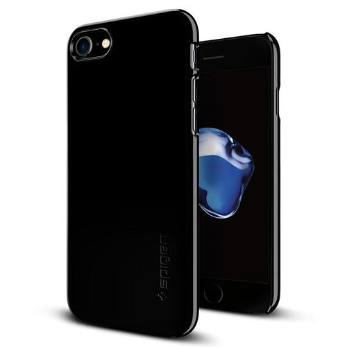 Foto Produk Spigen iPhone 7 Case Thin Fit - Jet Black dari Get Widd