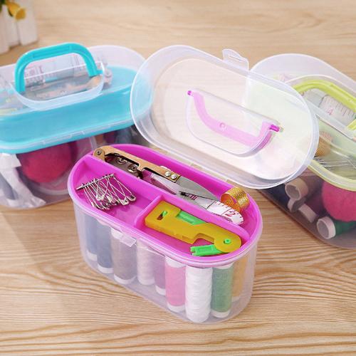 Foto Produk Alat Jahit Set Mini Box Sewing Toolkit Benang Jarum Gunting Lengkap dari ChinaTown