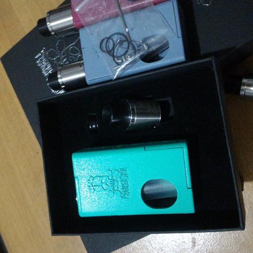 Foto Produk Frankenskull Box Mod Kit Wit RDA Styled High Quality Vape Vapor dari Vape Oke