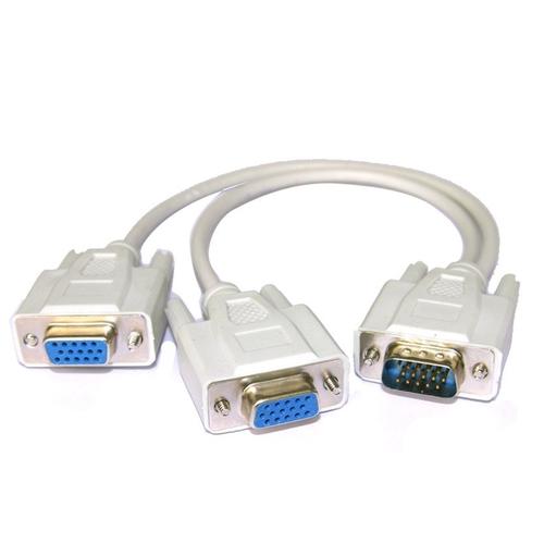 Jual KABEL VGA SPLITTER 1 PC -- 2 