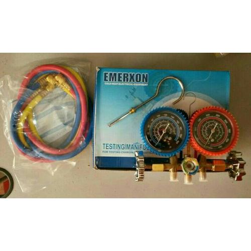 Jual Emerxon Testing Manifold Alat Untuk Isi Freon AC R22