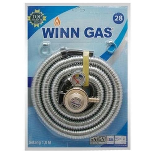 Foto Produk WINN GAS Regulator dan Selang Kompor Gas 1,8 meter dari HokiTiam