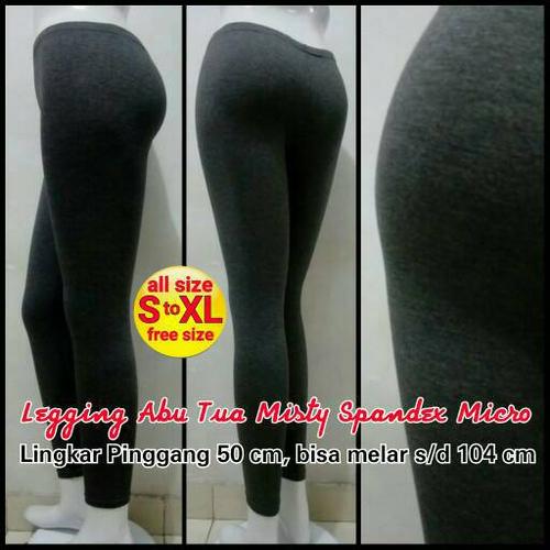 Jual Celana Legging Abu Tua Misty 