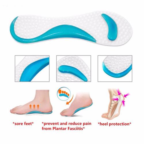 Foto Produk Insole Shoes Gel Pad Foot Elastic Orthopedic Alas Kaki Silikon Sepatu dari Baranguniku