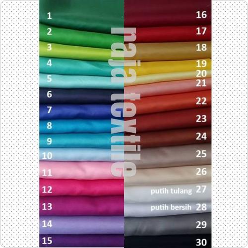 Foto Produk bahan satin velvet silki / kain velvet grade A / bahan furing dari raja textile