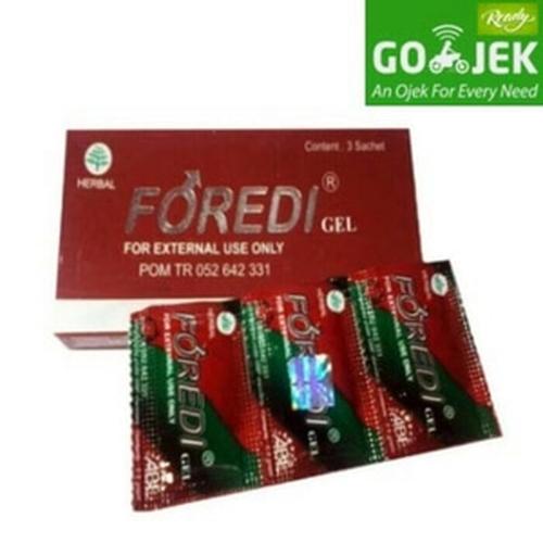 Foto Produk FOREDI gel obat oles kuat pria dewasa gagah perkasa 1 sachet dari Click-n-Pay
