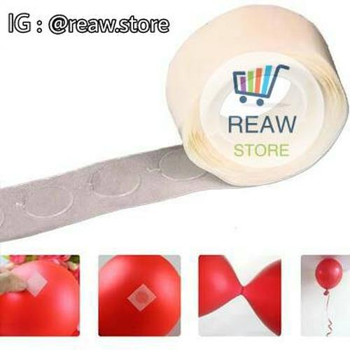 Foto Produk Lem Balon / Perekat Balon / Glue Dot Balloon / Tempelan Balon dari Reaw Store