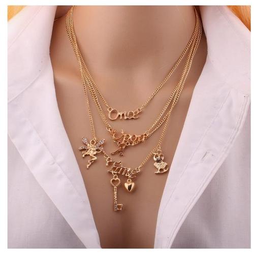Jual kalung emas bertingkat / once upon 
