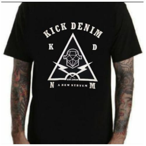 Jual Kaos Kick Denim / Kaos Distro 