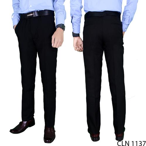 Foto Produk Celana Panjang Formal Pria Katun Hitam CLN 1137 - 29 dari Gudang Fashion