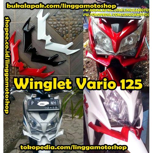 Foto Produk winglet/sayap tambahan untuk old vario 125 dari linggamotoshop