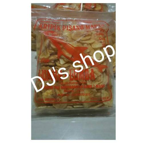 Foto Produk keripik pisang manis cap lumba lumba/ keripik pisang cap lumba 300 gr - Manis Utuh dari DJ's shop online