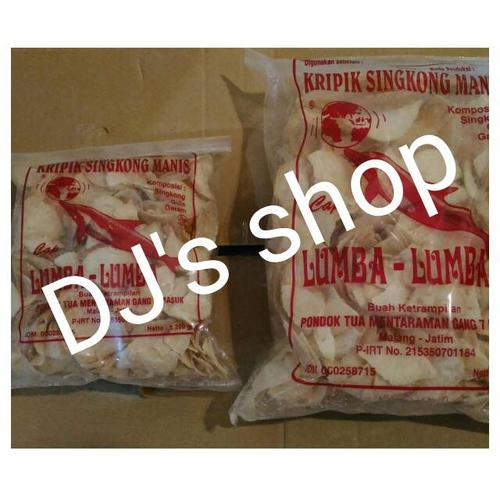 Foto Produk keripik singkong cap lumba lumba 200 gr - Asin dari DJ's shop online
