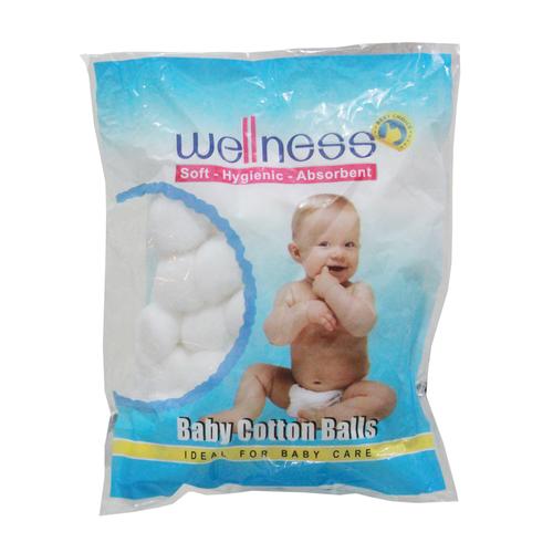 Foto Produk Wellness Cotton Balls / Kapas Bola isi 100pcs dari Chubby Baby Shop