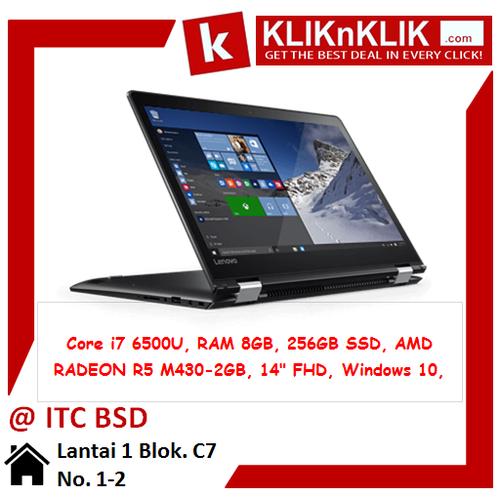 Foto Produk LENOVO Flex 4-14-6500U-8GB-256GB Black 29032 dari Klik N Klik BSD