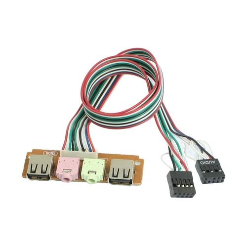 Jual KABEL USB AUDIO PORT MIC EARPHONE 