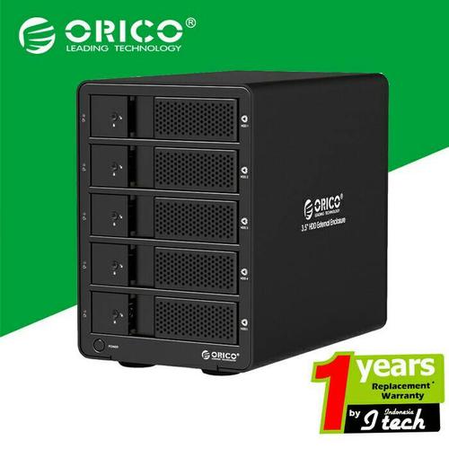 Jual ORICO 9558RU3 USB 3.0 RAID FIVE Bay Hard Drive Enclosure Jakarta Pusat GORILLA STORE ID