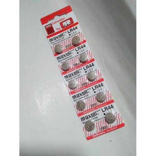 Foto Produk BATTERY KALKULATOR/ MAXELL LR44/AG13 dari PUTRA JAYA