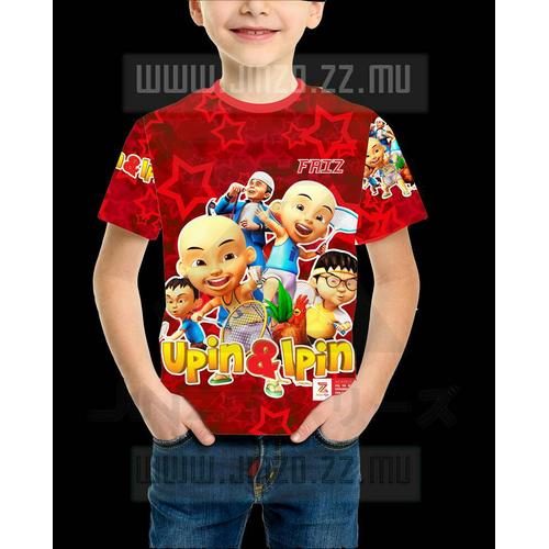 Foto Produk Kaos Anak Upin dan Ipin 3 Merah dari Jinzo Series