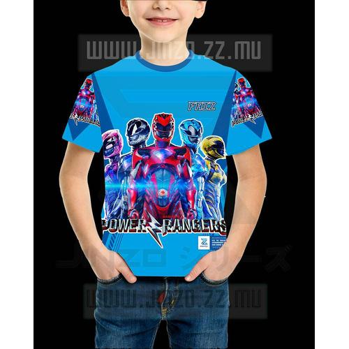 Foto Produk Kaos Anak Power Rangers 3 Biru dari Jinzo Series