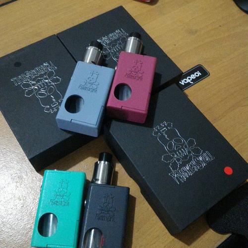 Foto Produk Frankenskull Box Mod Kit Wit Rda Styled High Quality Vape Vapor - Best dari alamandaputih