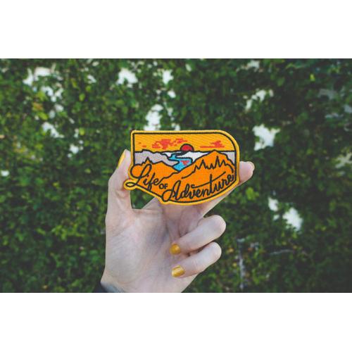 Gambar Patch Iron Patch Life Adventure dari Patch ON by Jeans Story undefined Tokopedia