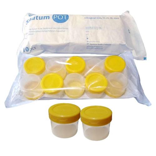 Jual Sputum Pot Steril OneMed pak isi 10pcs Kab. Sukoharjo OneMed