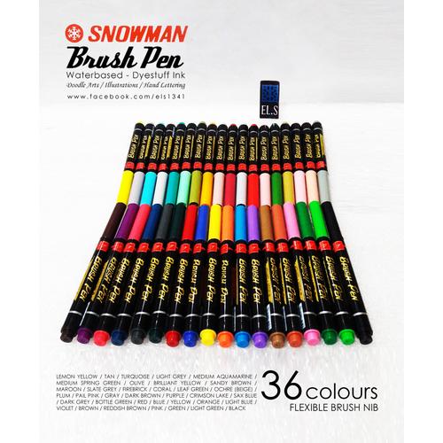 Foto Produk Snowman Brush Pen dari eLs_shop