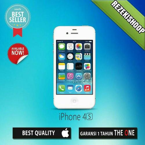 Foto Produk IPHONE 4S 64GB FU garansi distributor PLATINUM 1 tahun dari rezekishoop