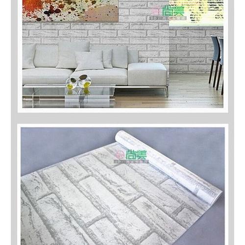 Foto Produk R15 Wallpaper Sticker Bata Putih uk. 45cm x 10m dari Elyzavita San