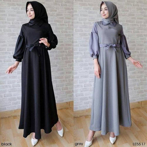 Foto Produk GAMIS PUFF DRAPSEY LE5517 dari ZulfaButiq03