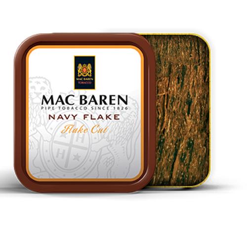 Foto Produk Tembakau Pipa Mac Baren Navy Flake (Tin 50 gr) Pipe Tobacco Cangklong dari Javan Cigars