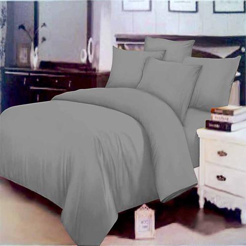 Foto Produk Rosewell Bed Cover Microtex Polos Single Abu (Bed Cover Only) dari toko-chelsea